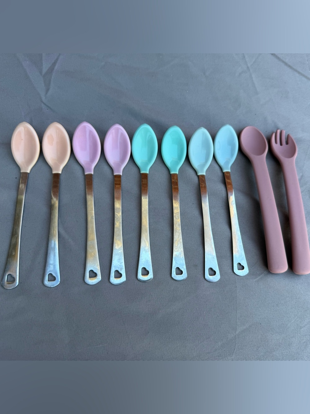 Munchkin Baby Feeding Spoons & Toddler Utensils 10 Piece Lot